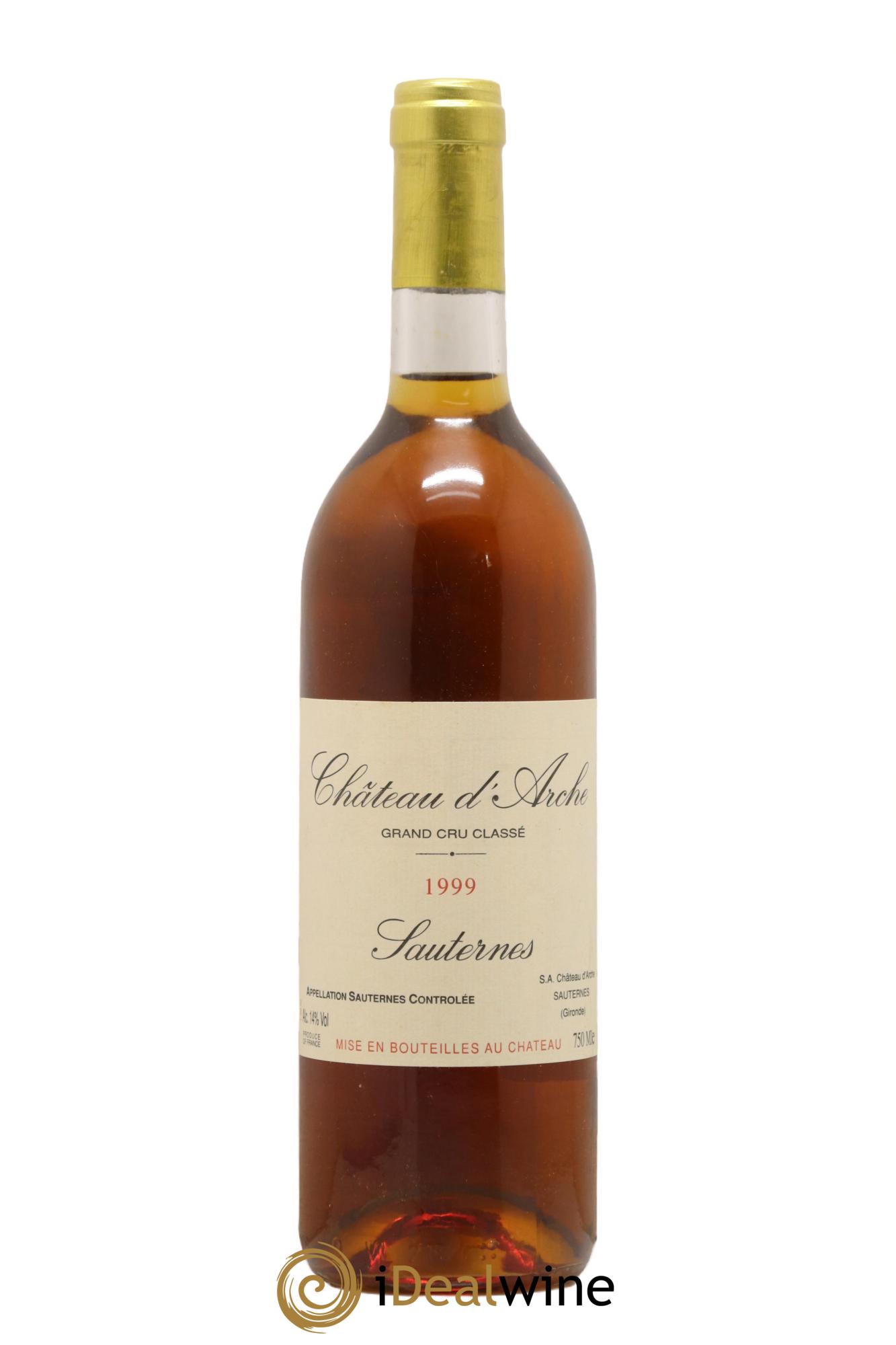 Château d' Arche 2ème Grand Cru Classé 1999 - Lot de 1 bouteille - 0