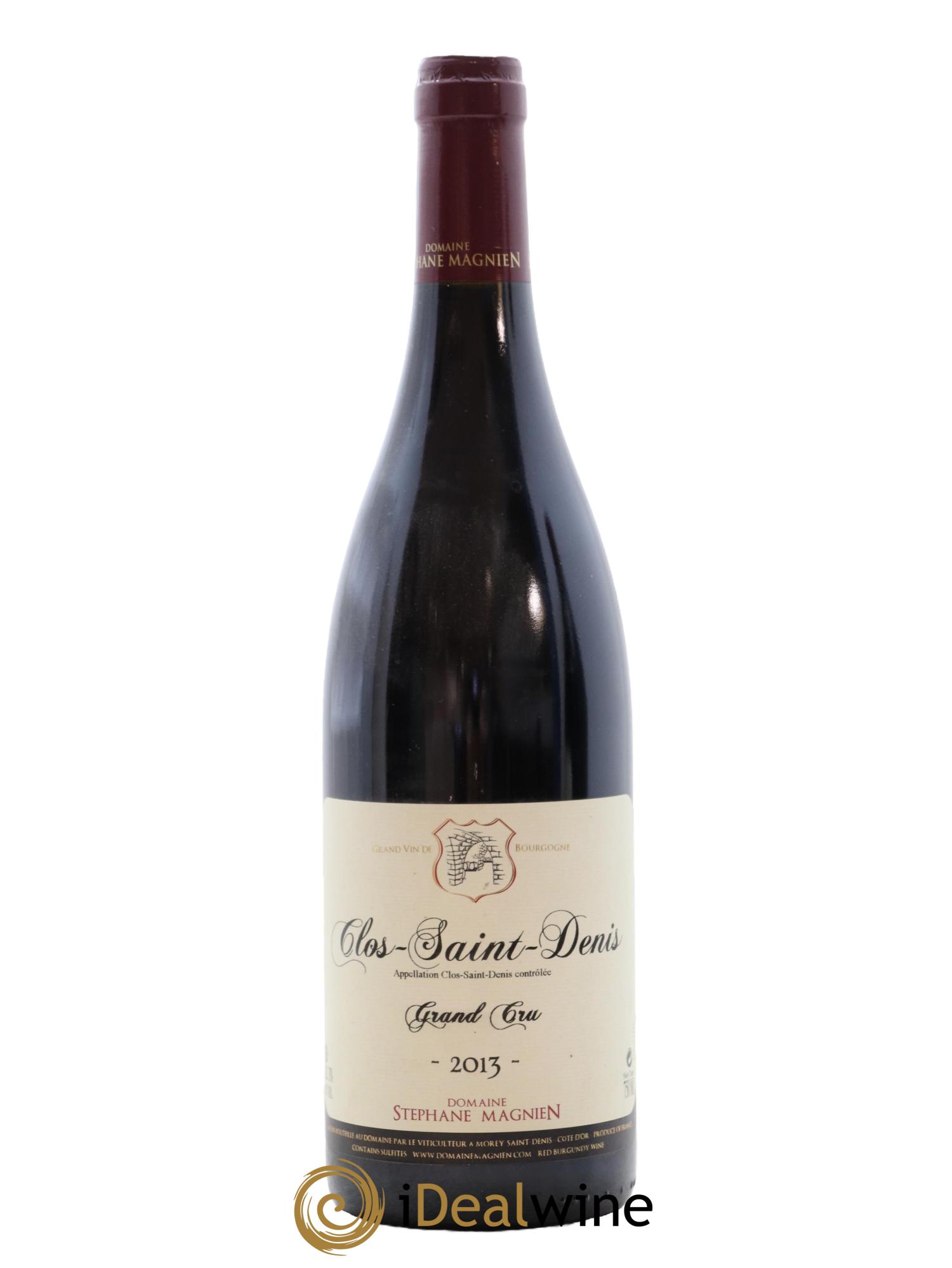 Clos Saint-Denis Grand Cru Stéphane Magnien (Domaine) 2013 - Lot de 1 bouteille - 0