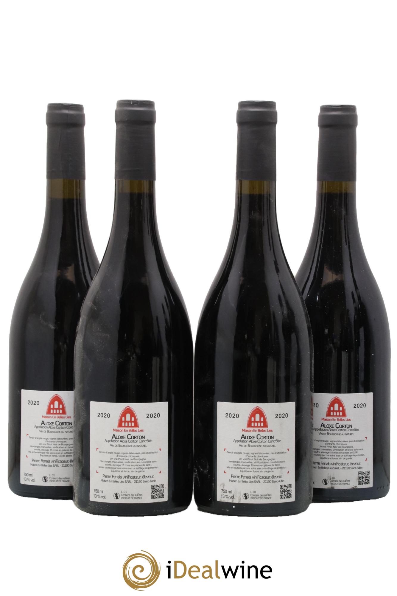 Aloxe-Corton Maison En Belles Lies 2020 - Lot of 4 bottles - 1