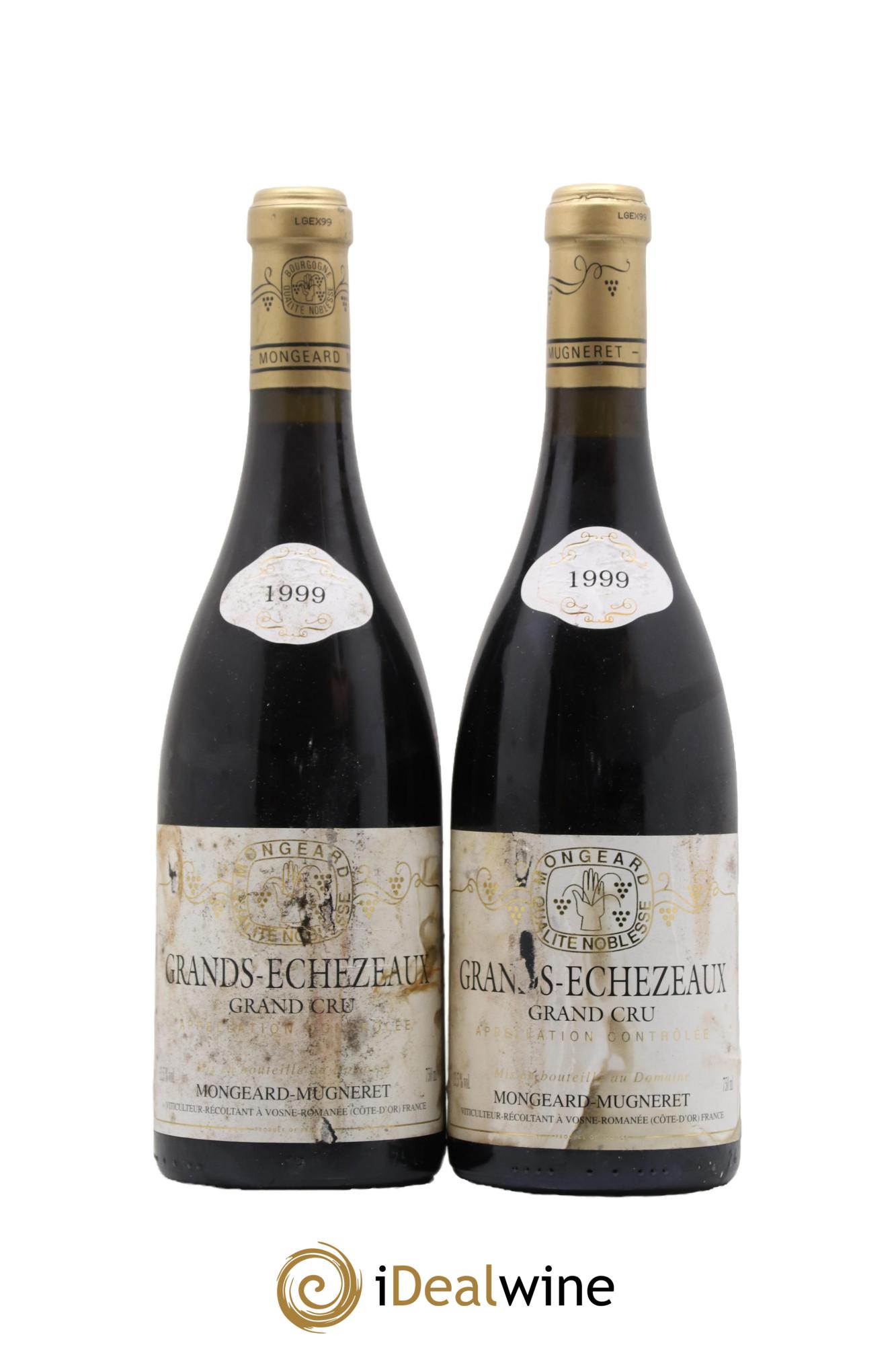 Grands-Echezeaux Grand Cru Mongeard-Mugneret (Domaine) 1999 - Lotto di 2 bottiglie - 0