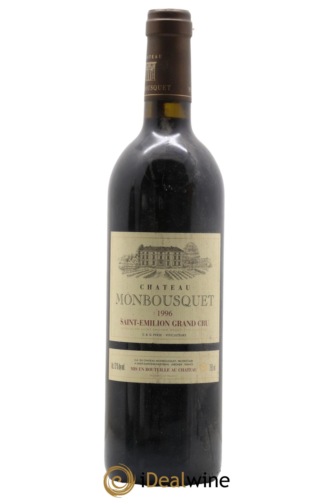 Château Monbousquet Grand Cru Classé 1996 - Posten von 1 Flasche - 0