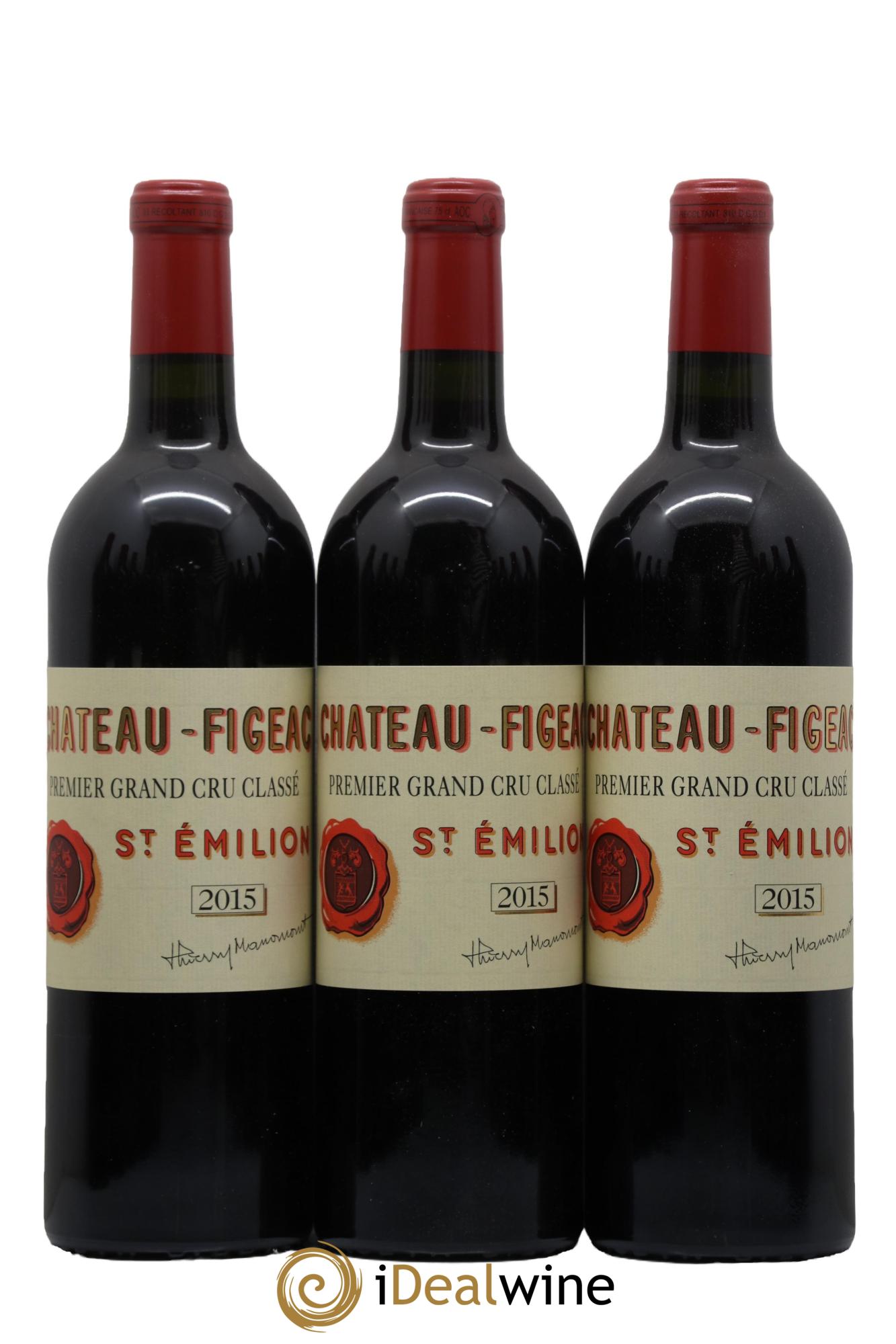 Château Figeac 1er Grand Cru Classé A 2015 - Lot de 12 bouteilles - 3