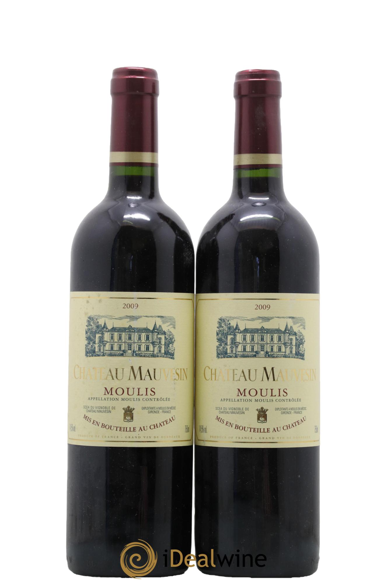 Château Mauvesin Cru Bourgeois 2009 - Lot de 2 bouteilles - 0