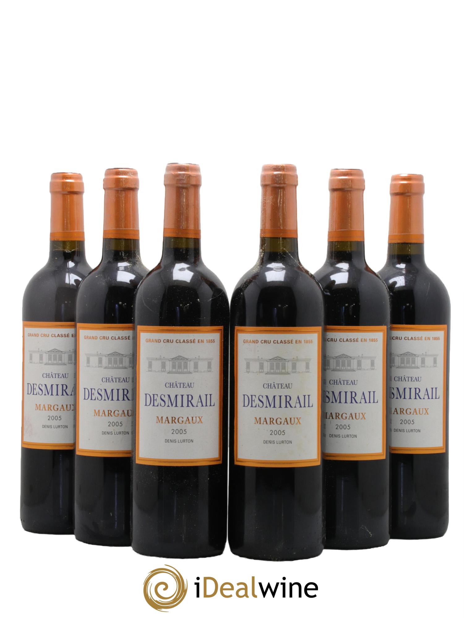 Château Desmirail 3ème Grand Cru Classé 2005 - Lot of 6 bottles - 0