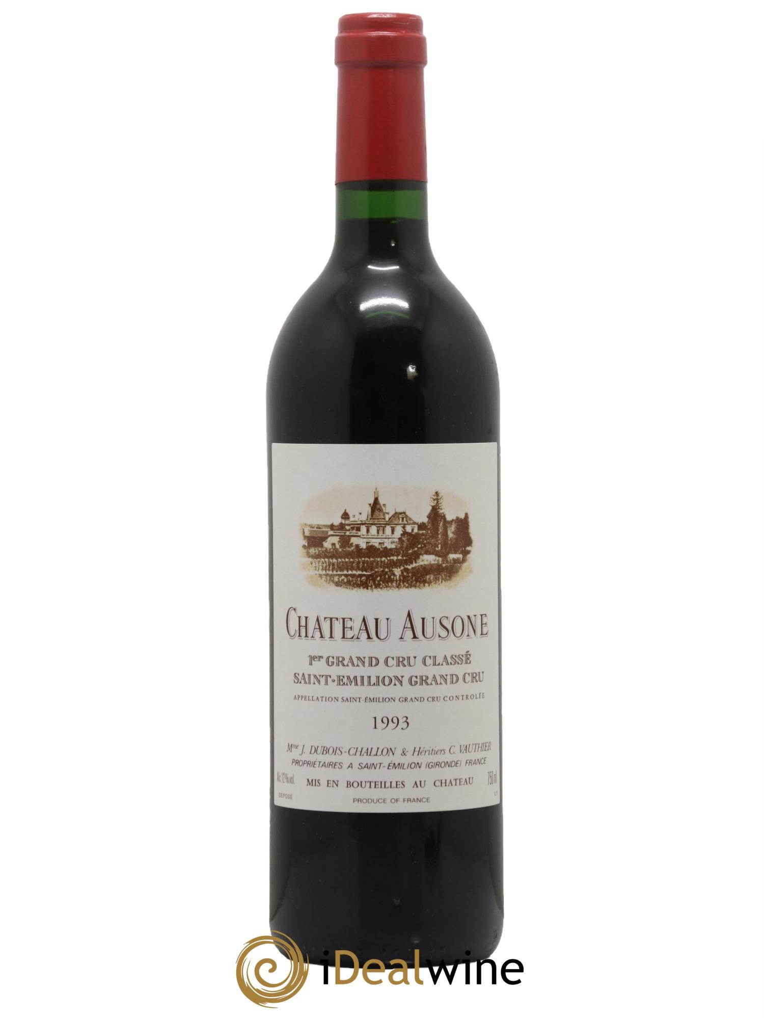 Château Ausone 1er Grand Cru Classé A 1993 - Lot de 1 bouteille - 0