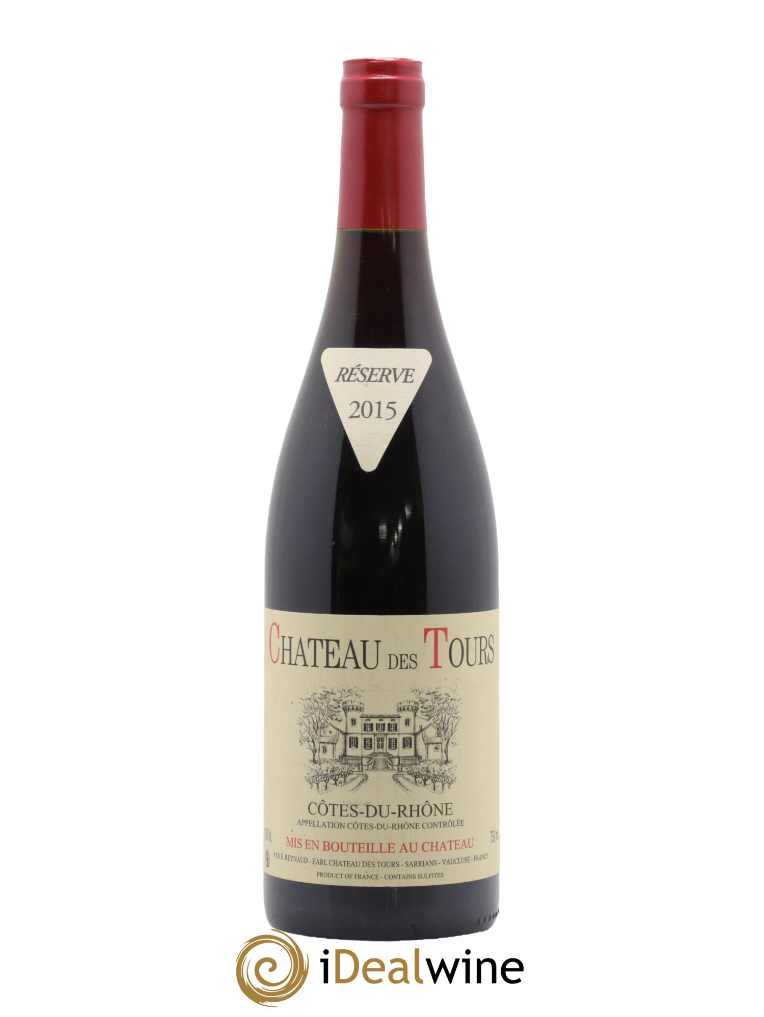 Côtes du Rhône Château des Tours Emmanuel Reynaud 2015 - Lot of 1 bottle - 0