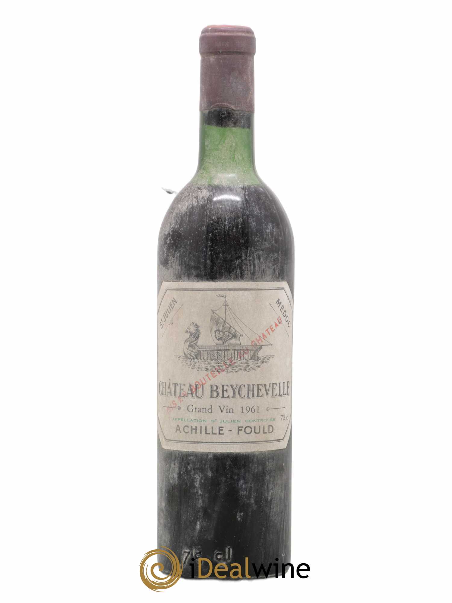 Château Beychevelle 4ème Grand Cru Classé 1961 - Lotto di 1 bottiglia - 0