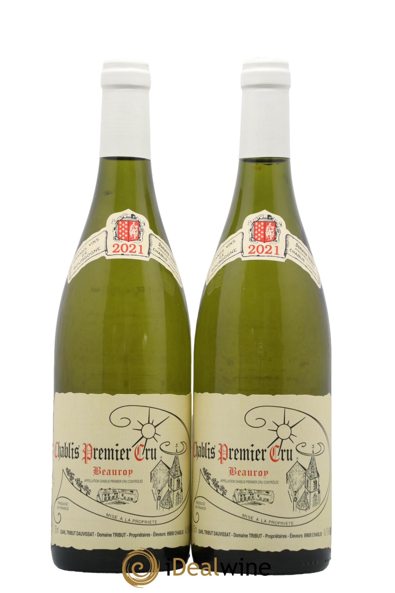 Chablis 1er Cru Beauroy Laurent Tribut 2021 - Lot de 2 bouteilles - 0