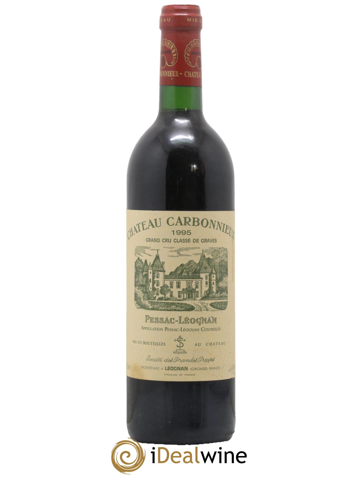 Château Carbonnieux Cru Classé de Graves 1995 - Lot de 1 bouteille - 0