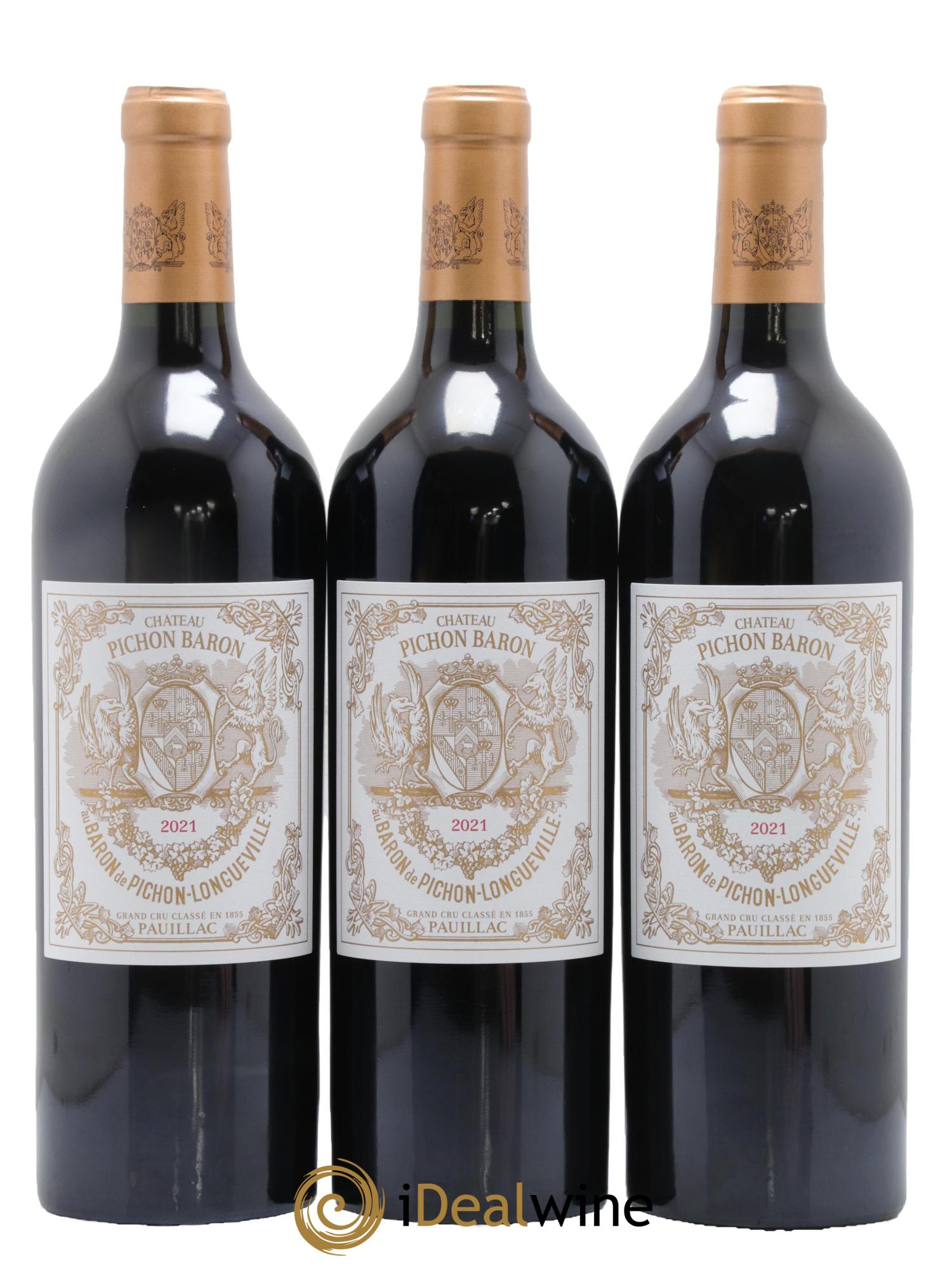 Pichon Longueville Baron 2ème Grand Cru Classé 2021 - Lotto di 6 bottiglie - 1