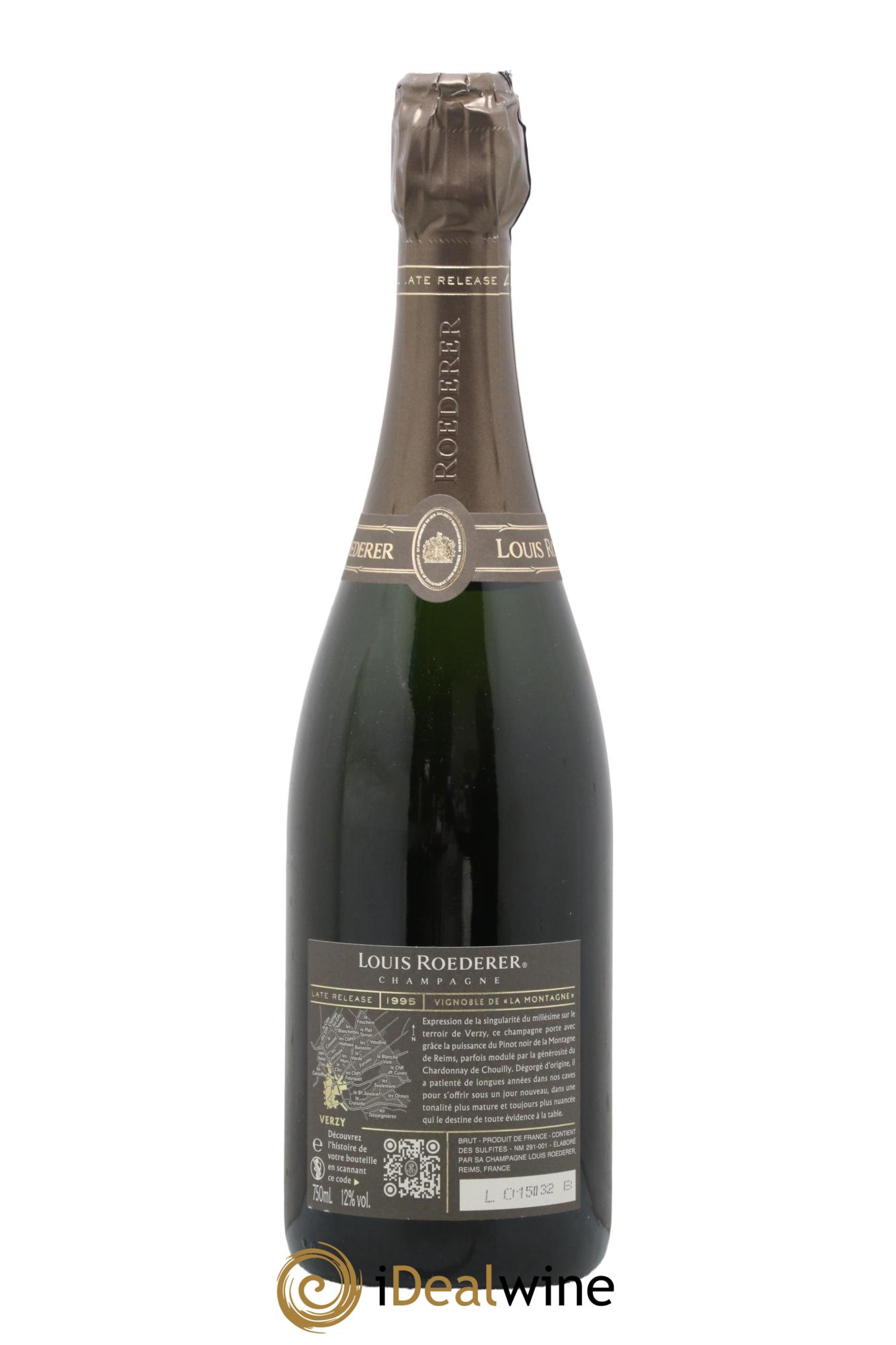 Late Release Louis Roederer 1995 - Lotto di 1 bottiglia - 2