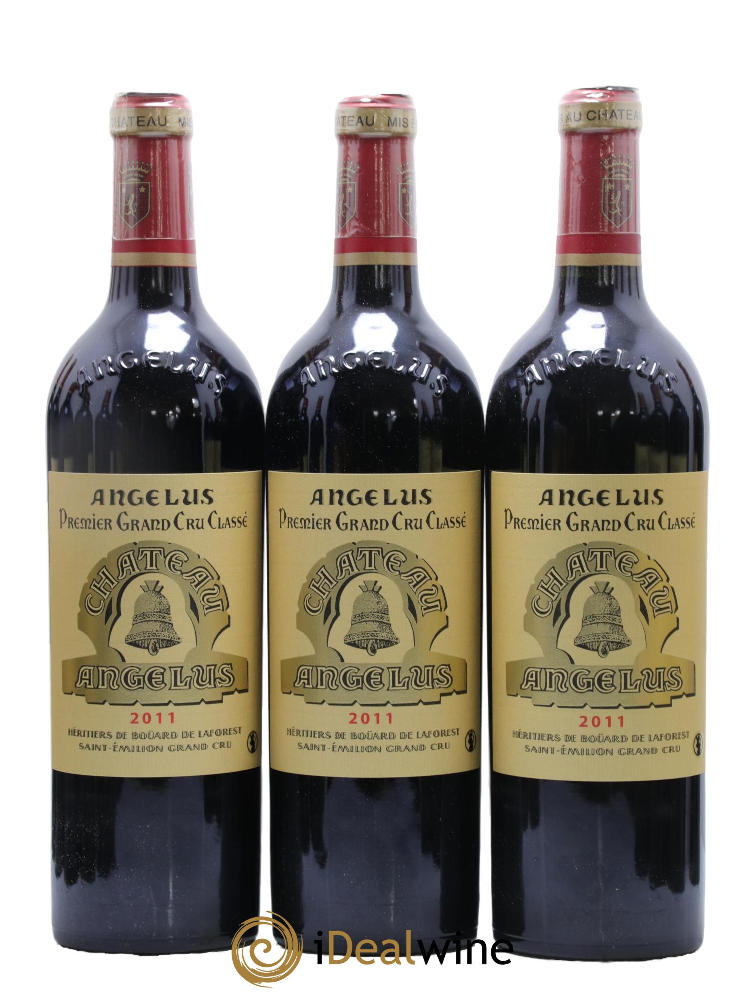 Château Angélus 1er Grand Cru Classé A 2011 - Lot de 12 bouteilles - 1