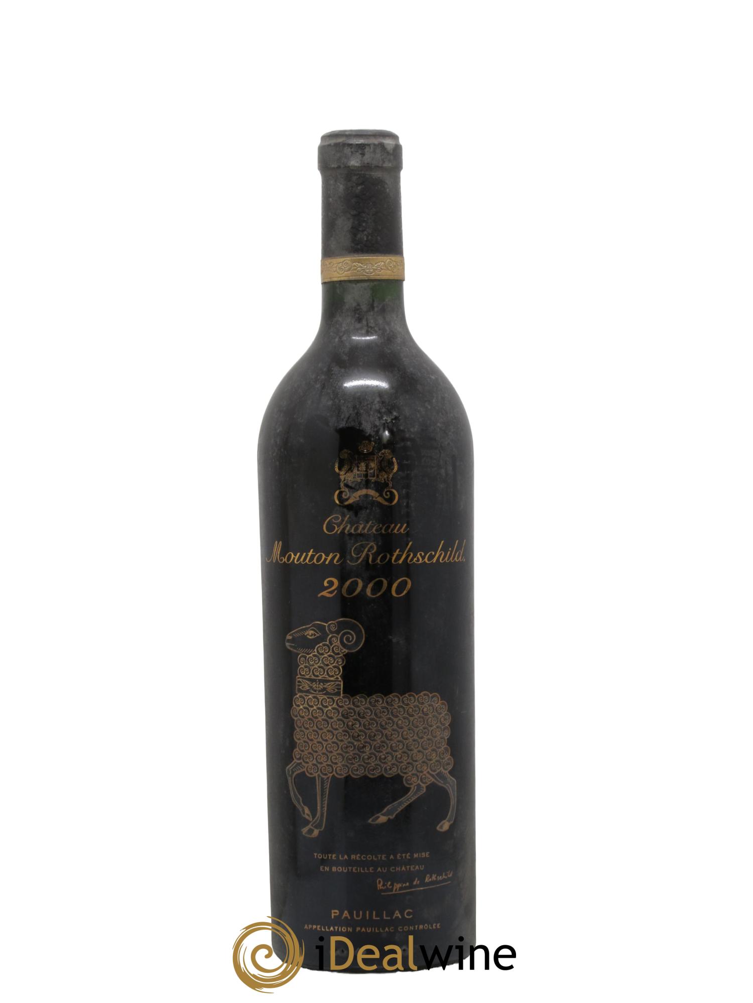 Château Mouton Rothschild 1er Grand Cru Classé 2000 - Lotto di 1 bottiglia - 0