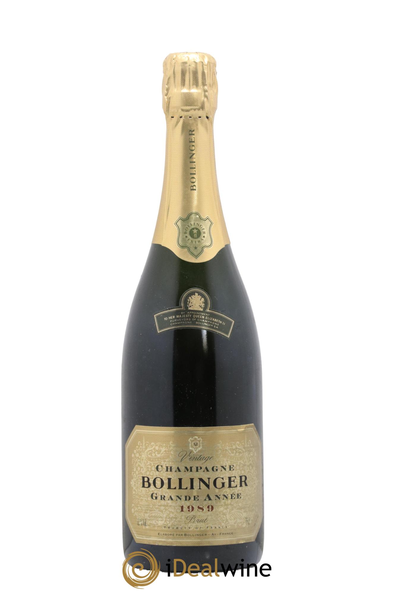 Champagne Bollinger Grande Année (Blanc effervescent)