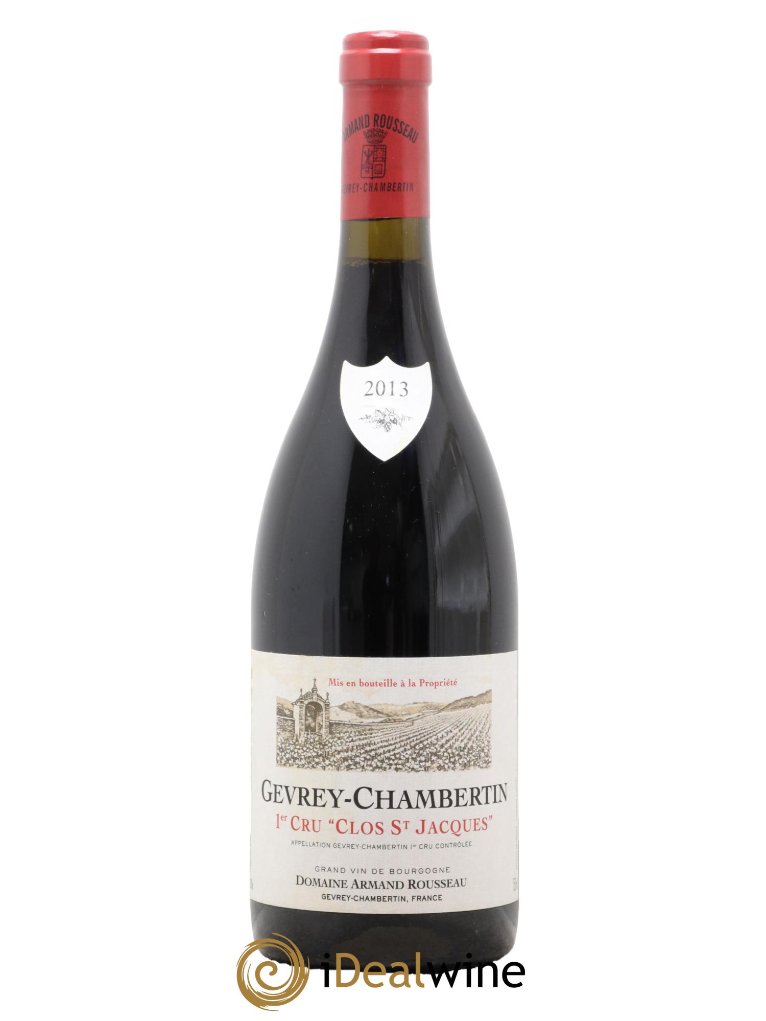 Gevrey-Chambertin 1er Cru Clos Saint-Jacques Armand Rousseau (Domaine) 2013 - Lot de 1 bouteille - 0