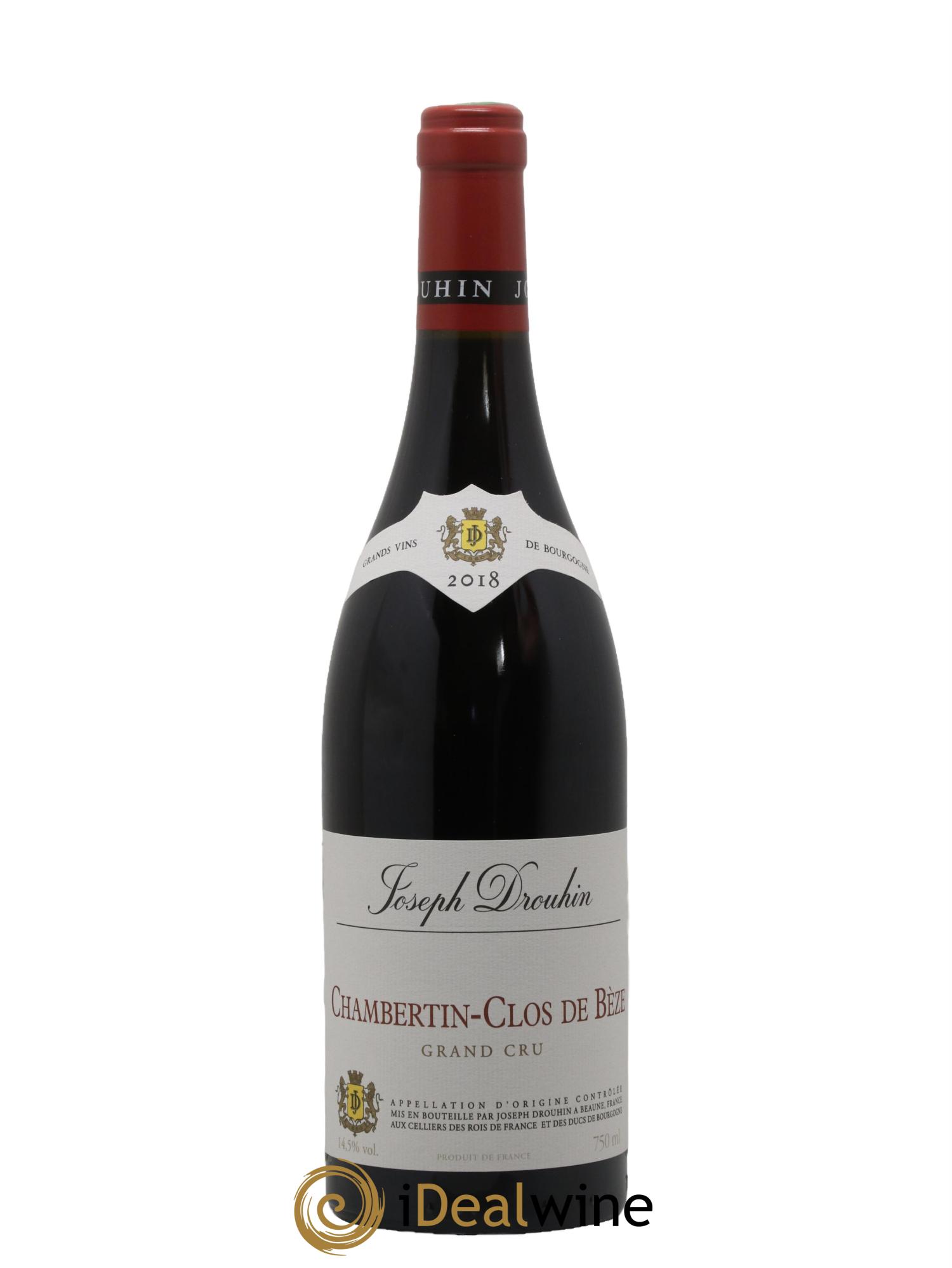 Chambertin Clos de Bèze Grand Cru Joseph Drouhin 2018 - Lot de 1 bouteille - 0