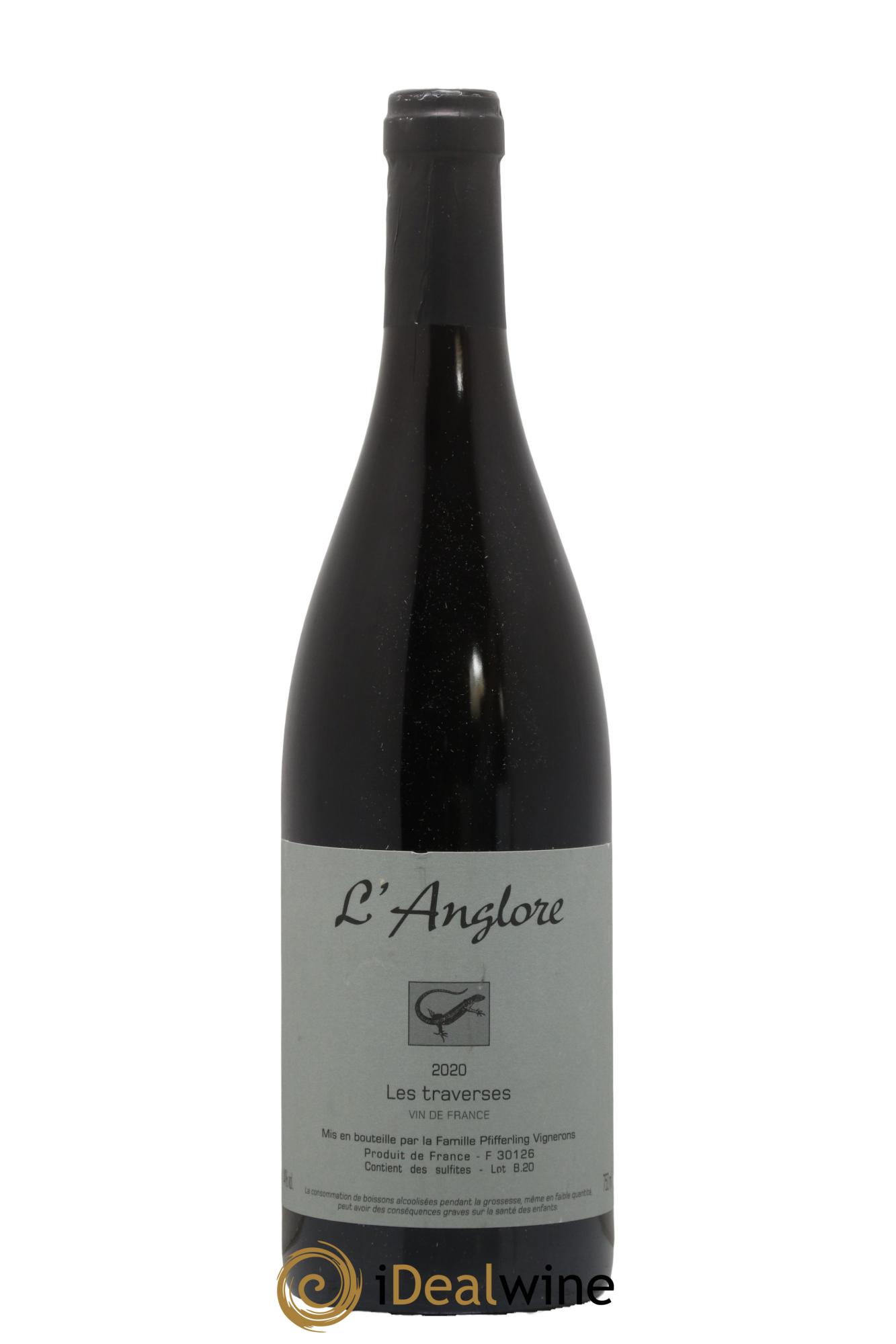 Vin de France Les Traverses L'Anglore  2020 - Lotto di 1 bottiglia - 0