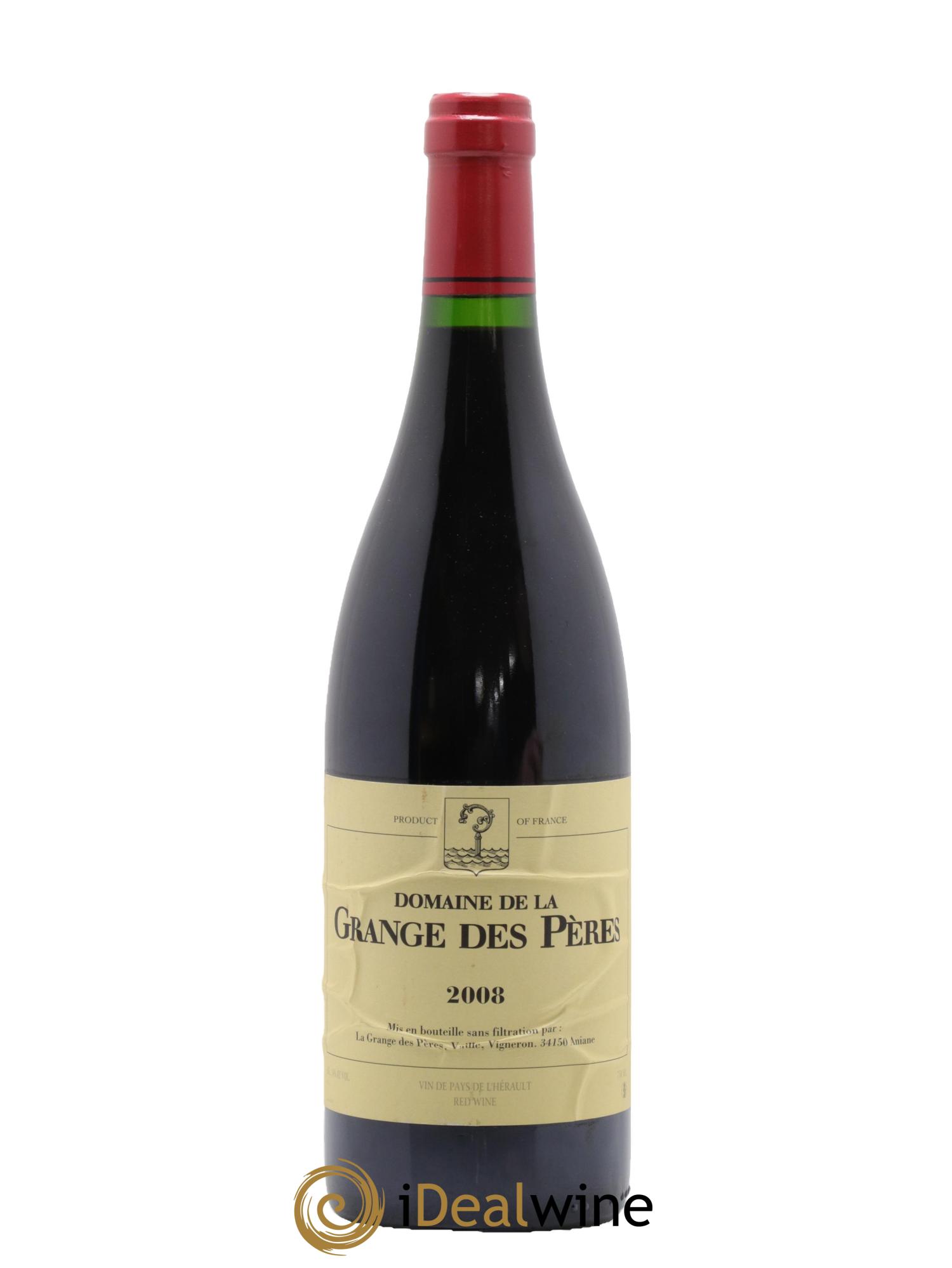 IGP Pays d'Hérault Grange des Pères Laurent Vaillé 2008 - Lot de 1 bouteille - 0