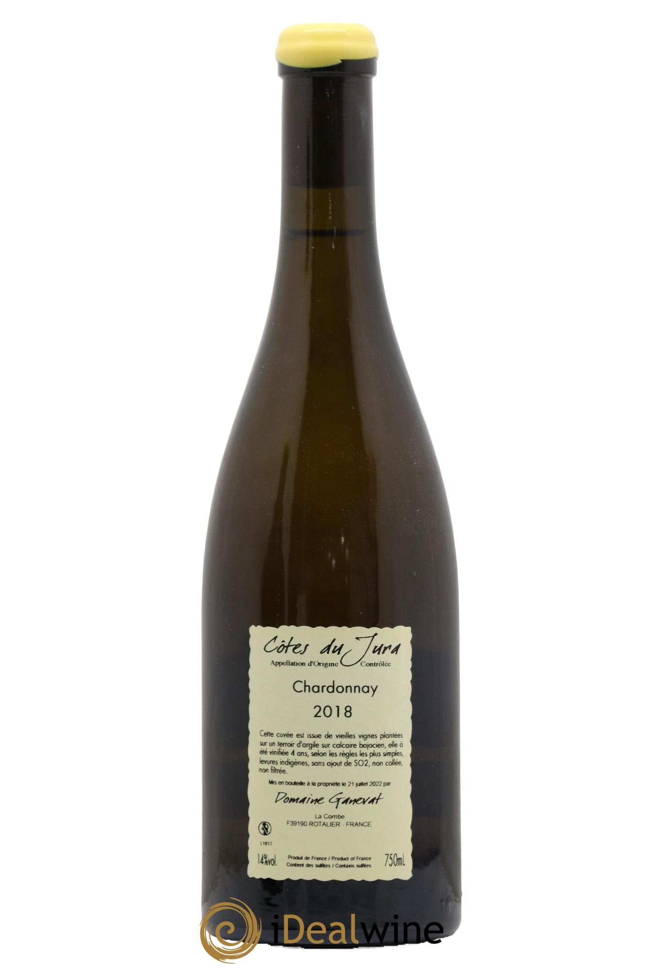 Côtes du Jura Rouchamps Chardonnay Jean-François Ganevat (Domaine) 2018 - Lot of 1 bottle - 1