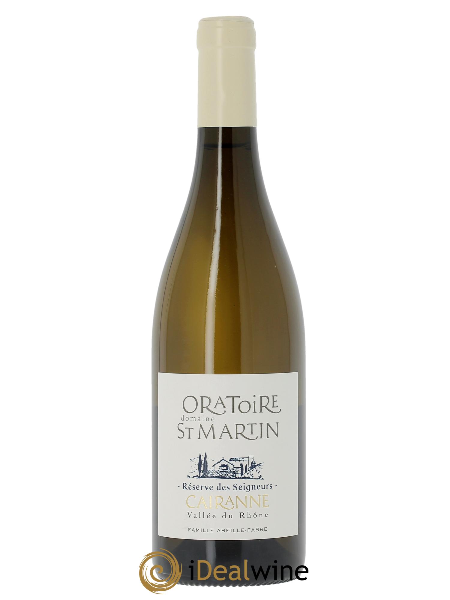 Cairanne Réserve des Seigneurs Oratoire Saint-Martin - Frédéric et François Alary  2023 - Lot of 1 bottle - 0