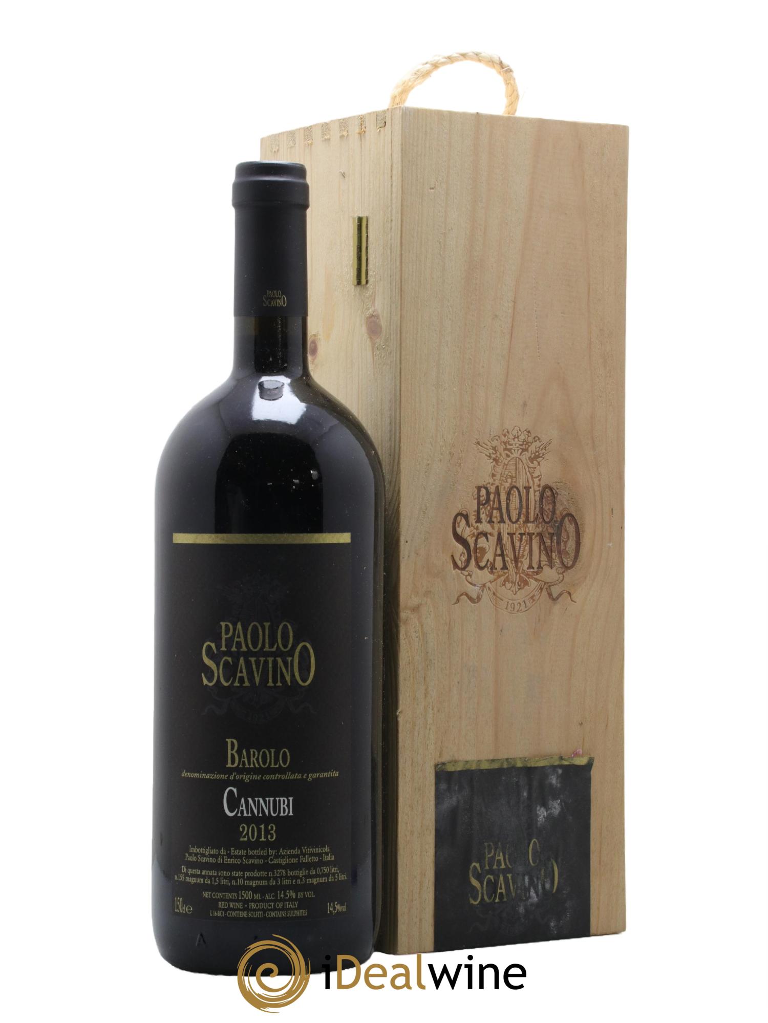 Barolo DOCG Cannubi Paolo Scavino 2013 - Lotto di 1 magnum - 0