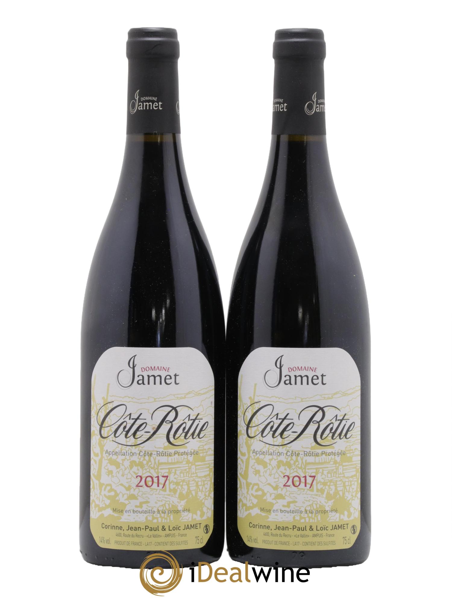 Côte-Rôtie Jamet (Domaine) 2017 - Posten von 2 Flaschen - 0