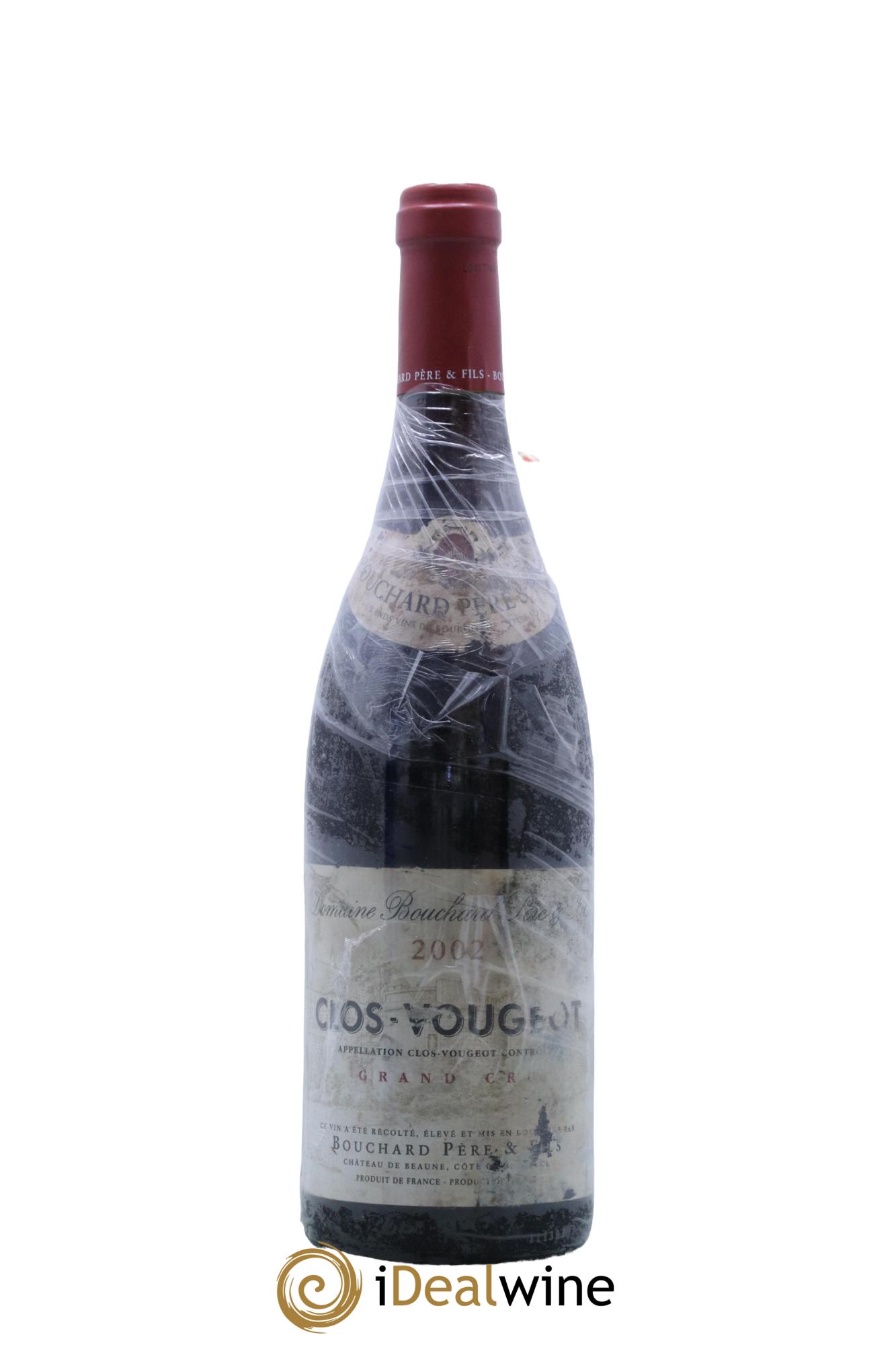 Clos de Vougeot Grand Cru Bouchard Père & Fils  2002 - Lotto di 1 bottiglia - 0