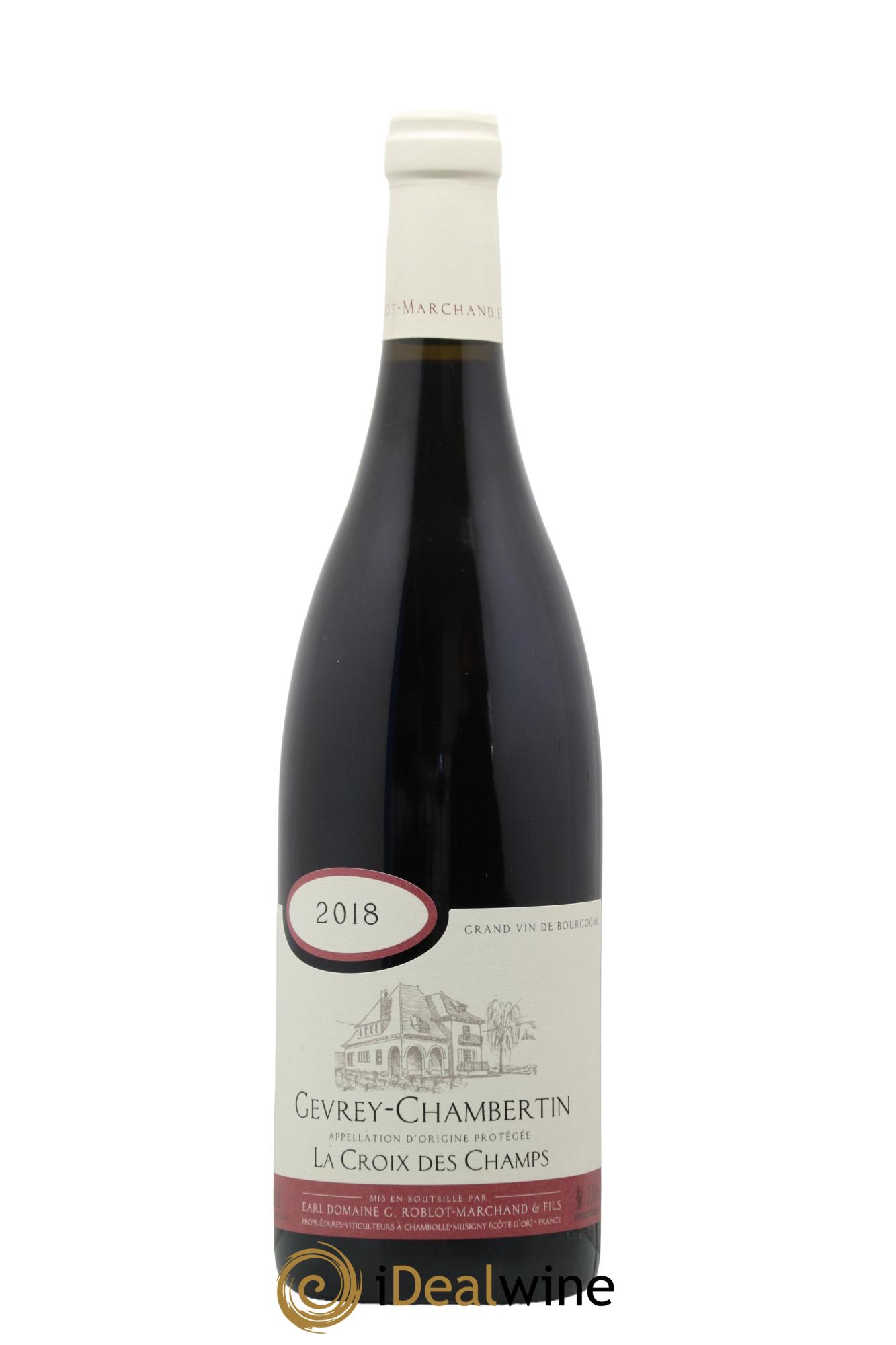 Gevrey-Chambertin Croix des Champs Domaine Roblot-Marchand 2018 - Posten von 1 Flasche - 0