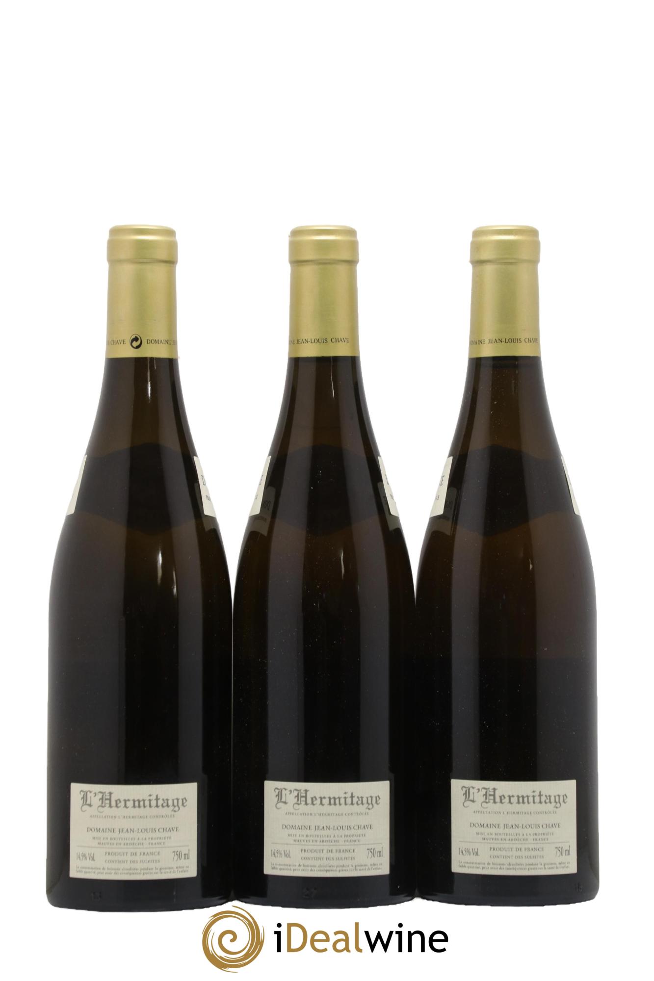 Hermitage Jean-Louis Chave 2010 - Posten von 3 Flaschen - 1