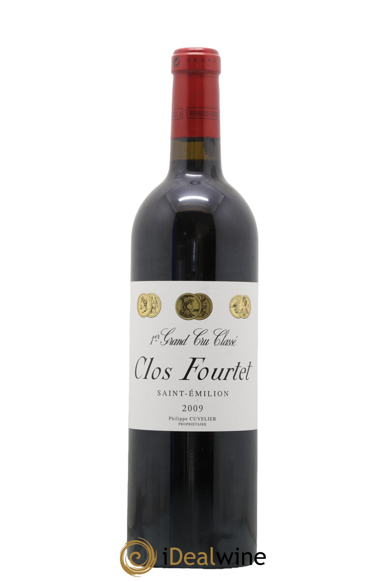 Clos Fourtet 1er Grand Cru Classé B 2009 - Posten von 1 Flasche - 0