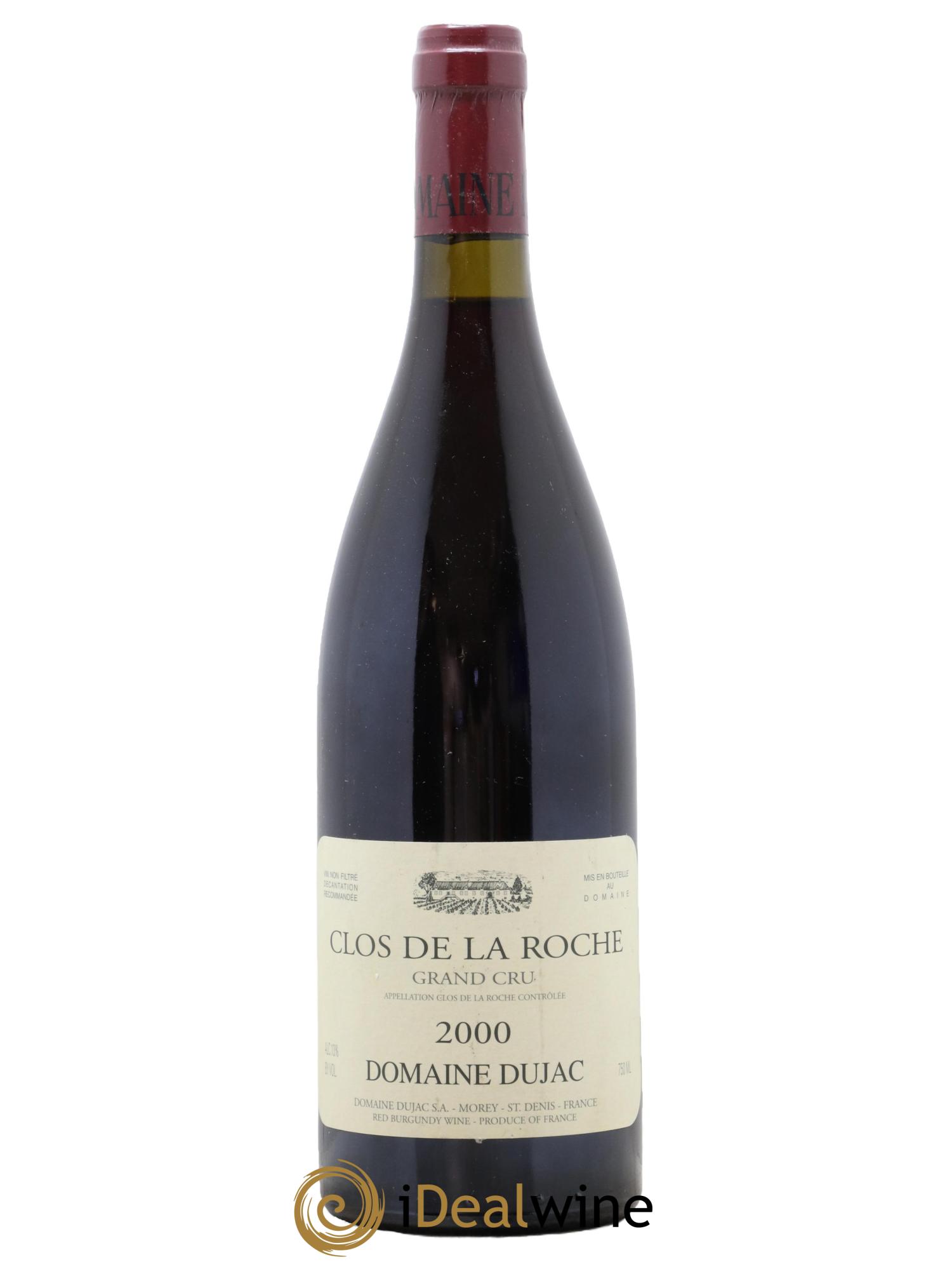 Clos de la Roche Grand Cru Dujac (Domaine) 2000 - Lot de 1 bouteille - 0