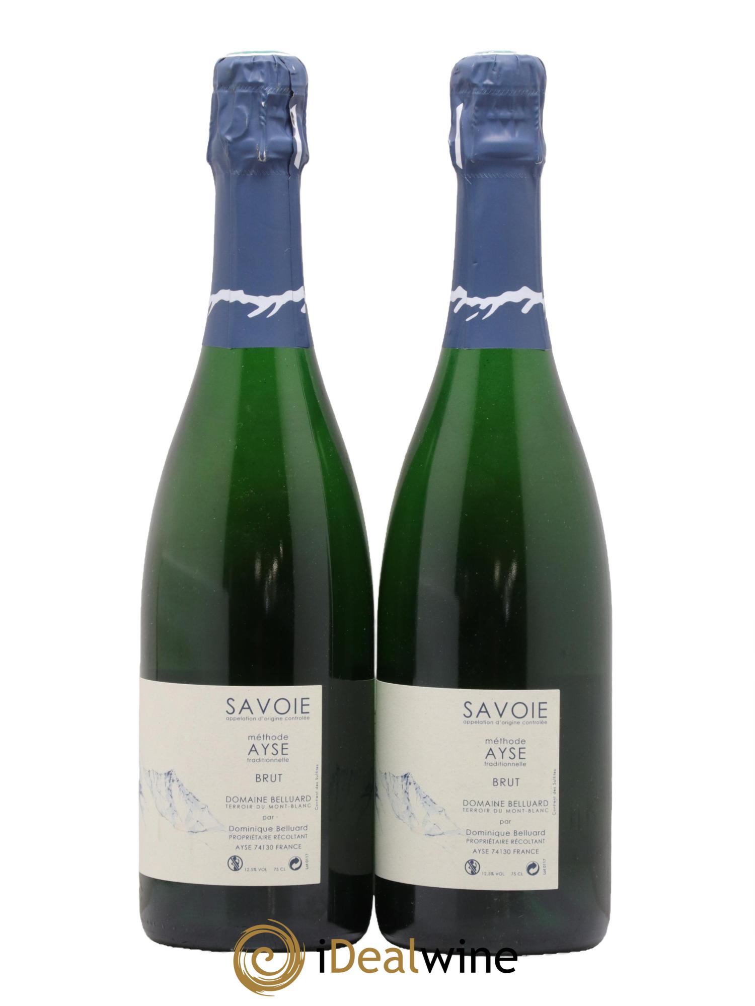 Vin de Savoie Ayse Les Perles du Mont Blanc Domaine Belluard - Lot de 2 bouteilles - 1