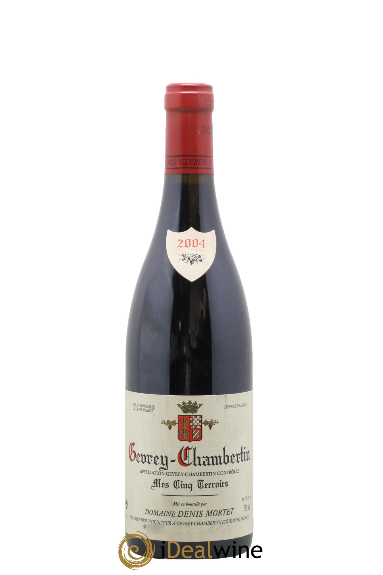 Gevrey-Chambertin Mes Cinq Terroirs Denis Mortet (Domaine) 2004 - Posten von 1 Flasche - 0