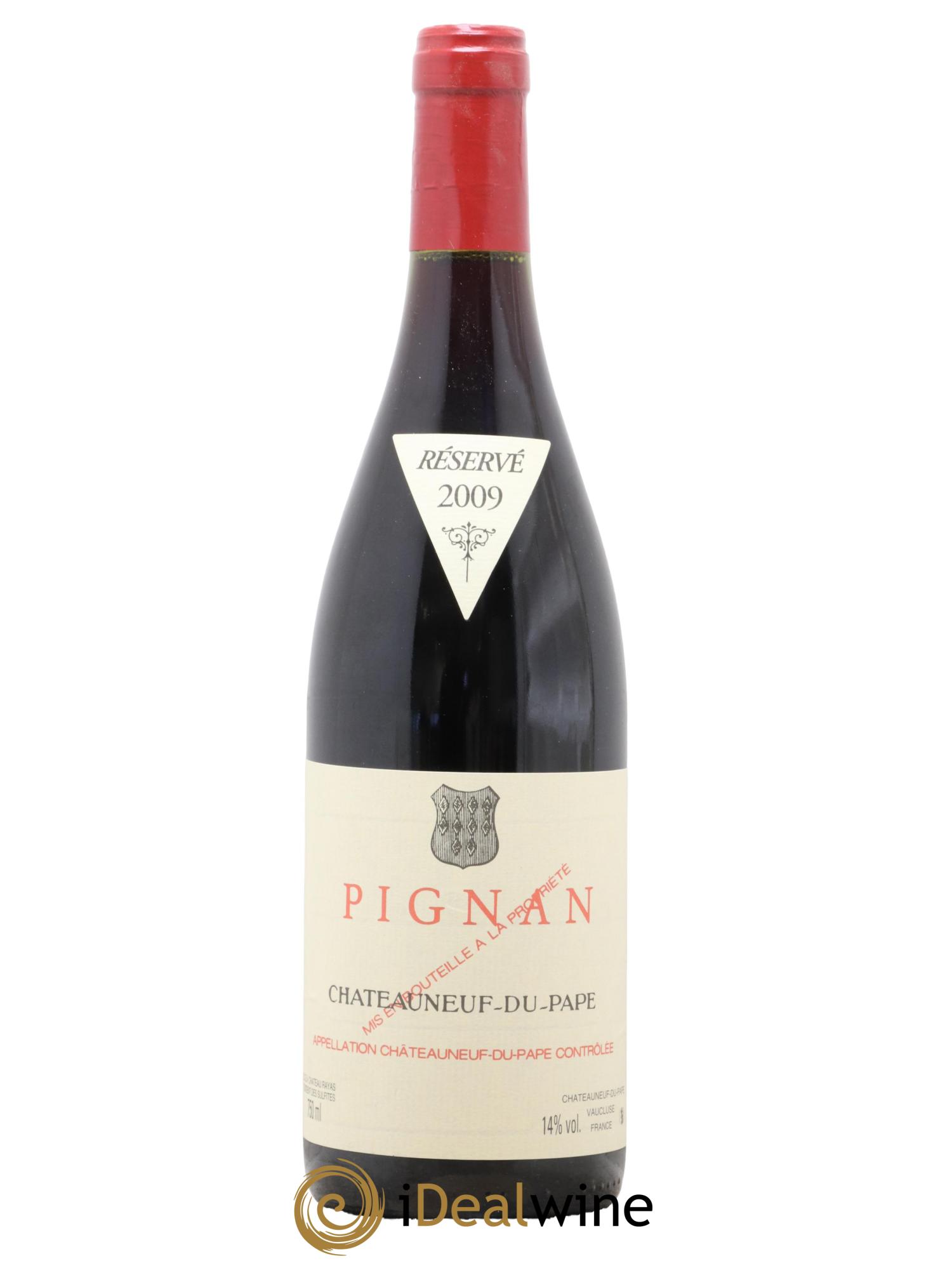 Châteauneuf-du-Pape Pignan Emmanuel Reynaud  2009 - Posten von 1 Flasche - 0