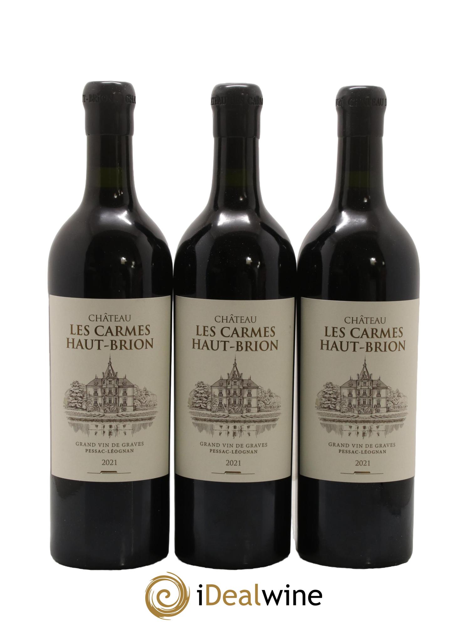 Château Les Carmes Haut-Brion 2021 - Lot de 6 bouteilles - 1