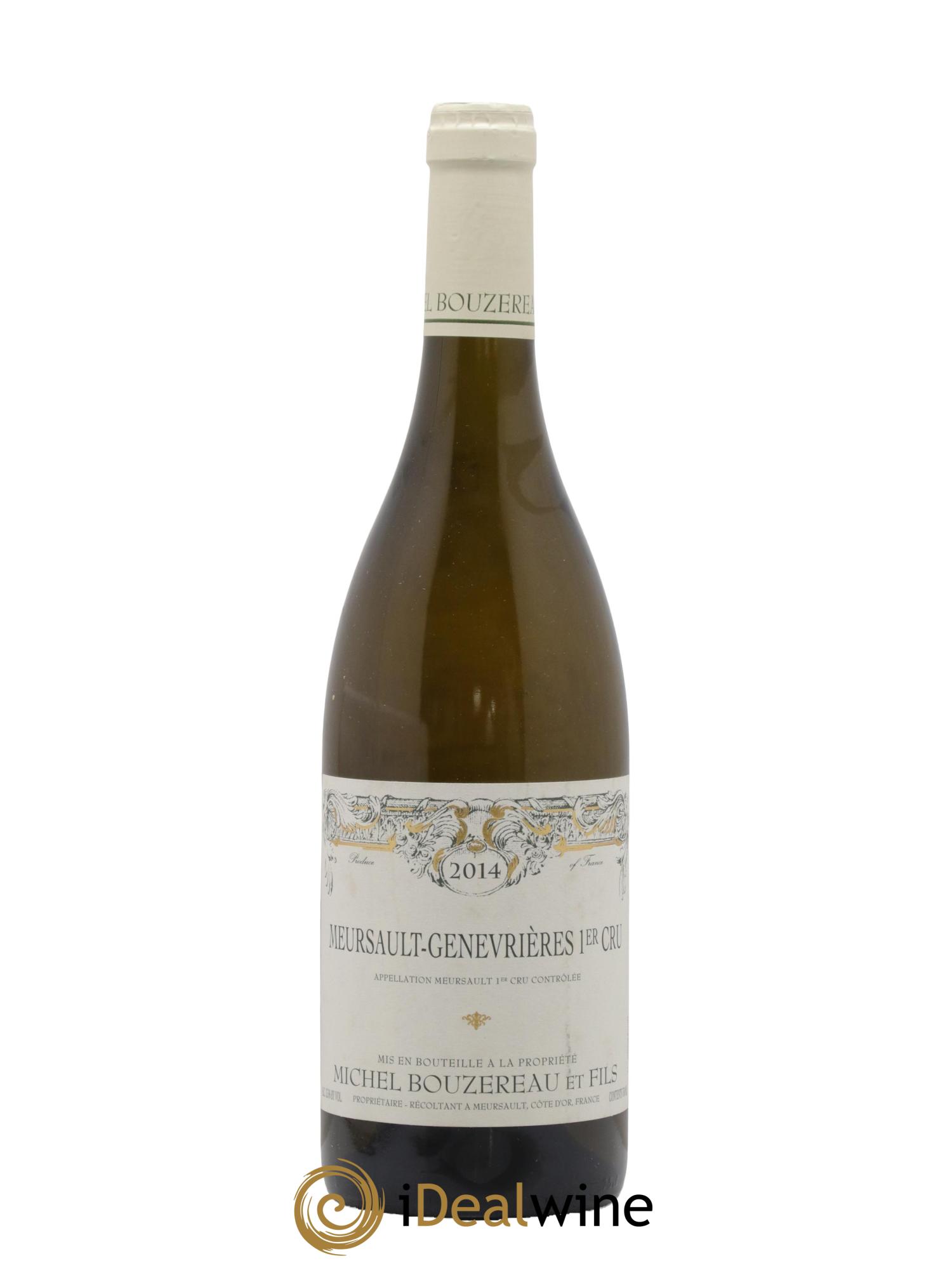 Meursault 1er Cru Les Genevrières Michel Bouzereau et Fils (Domaine) 2014 - Lot of 1 bottle - 0