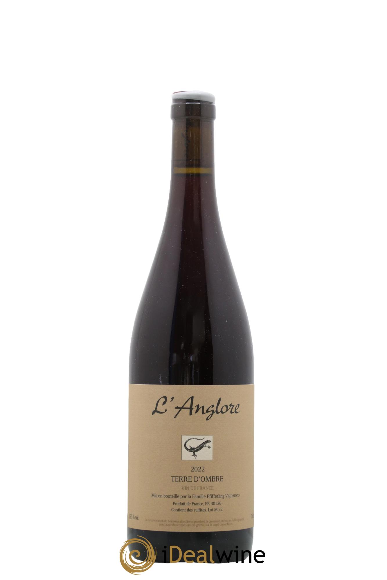 Vin de France Terre d'Ombre L'Anglore 2022 - Lot de 1 bouteille - 0