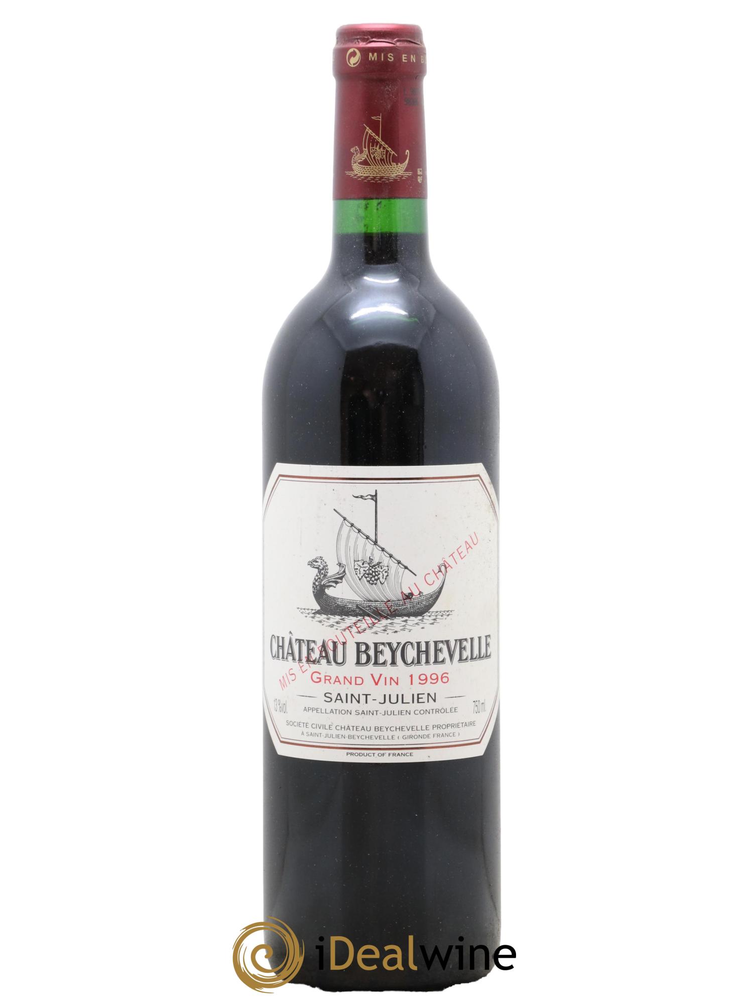 Château Beychevelle 4ème Grand Cru Classé  1996 - Lotto di 1 bottiglia - 0