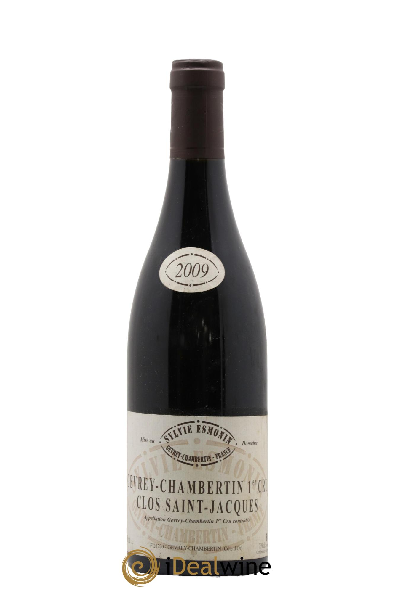 Gevrey-Chambertin 1er Cru Clos Saint Jacques Sylvie Esmonin 2009 - Lot of 1 bottle - 0