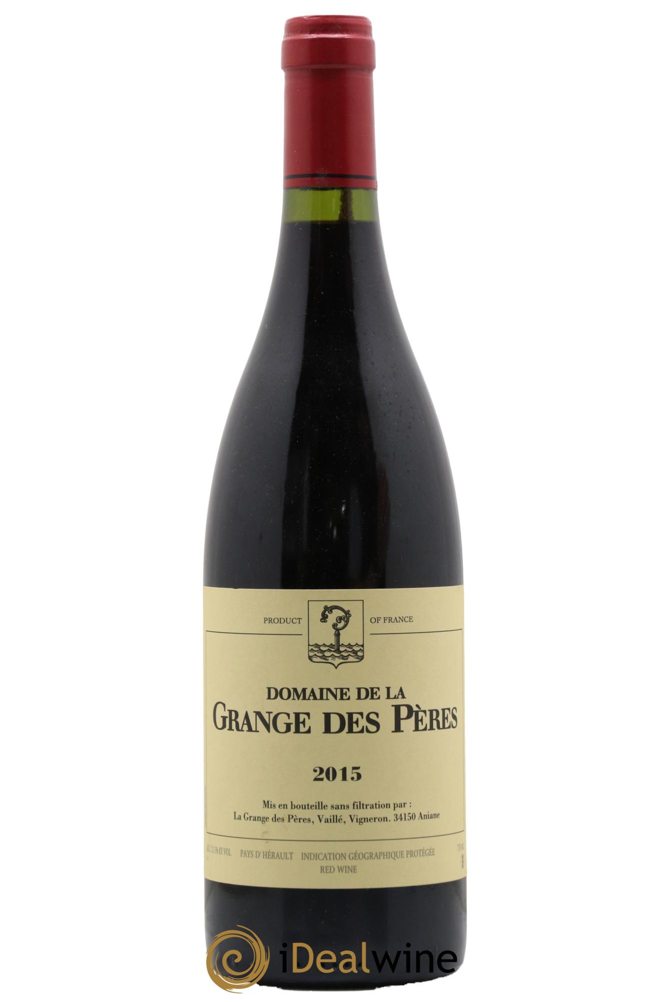 IGP Pays d'Hérault Grange des Pères Laurent Vaillé 2015 - Posten von 1 Flasche - 0