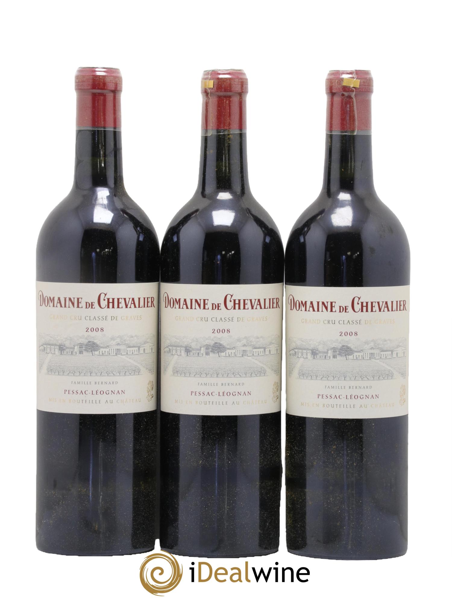 Domaine de Chevalier Cru Classé de Graves 2008 - Posten von 3 Flaschen - 0