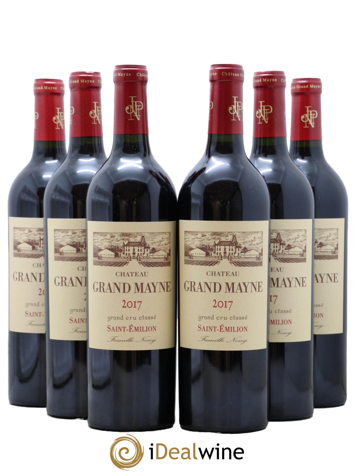 Château Grand Mayne Grand Cru Classé 2017 - Lotto di 6 bottiglie - 0