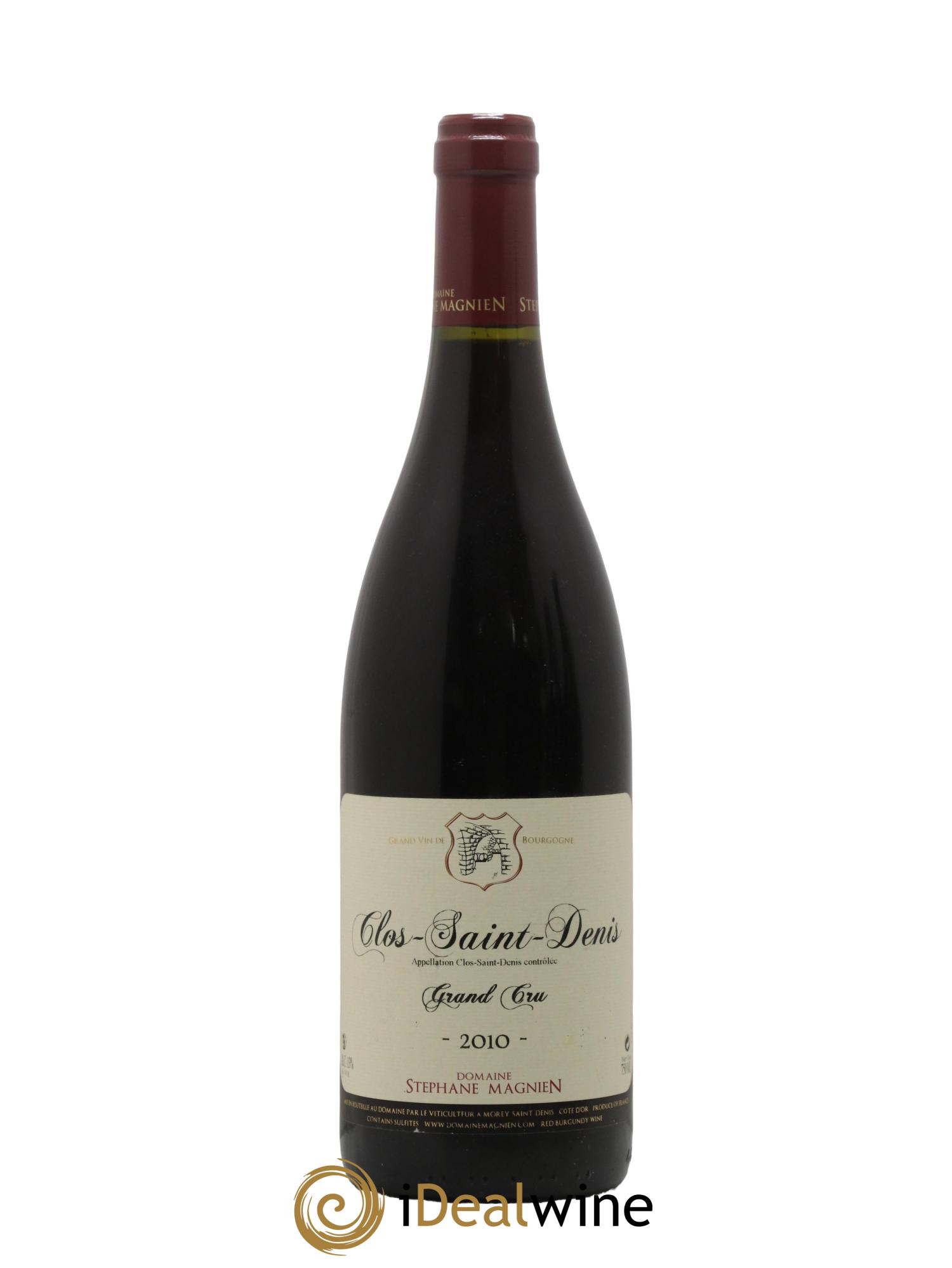 Clos Saint-Denis Grand Cru Stéphane Magnien (Domaine) 2010 - Lot of 1 bottle - 0