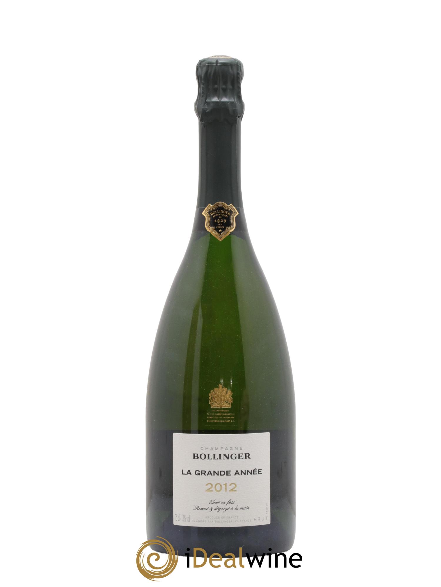 Grande Année Bollinger 2012 - Posten von 1 Flasche - 1