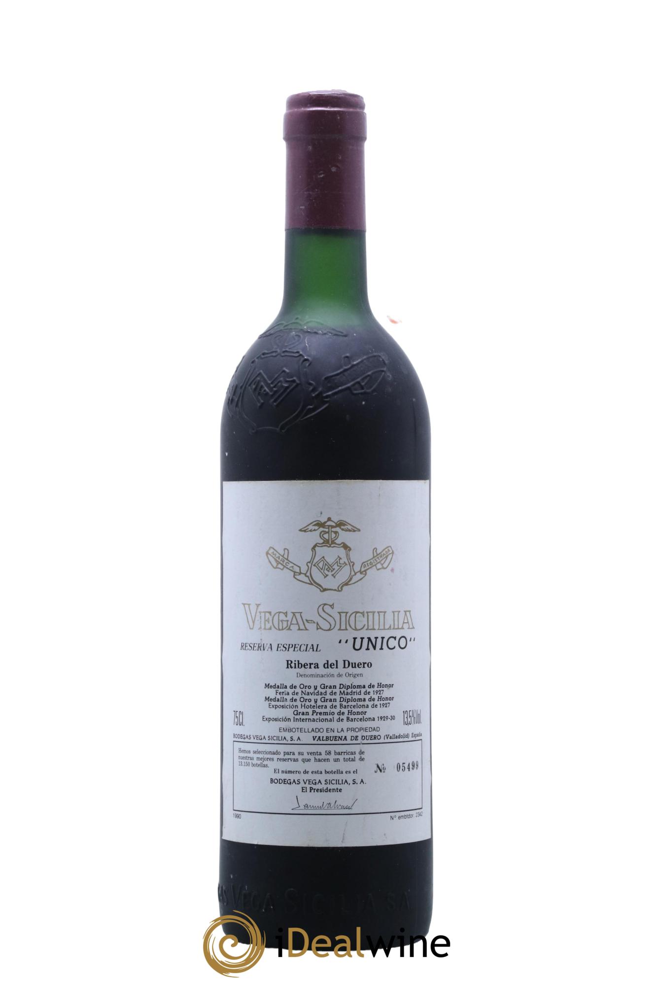 Ribera Del Duero Vega Sicilia Unico Reserva Especial Famille Alvarez  - Posten von 1 Flasche - 0