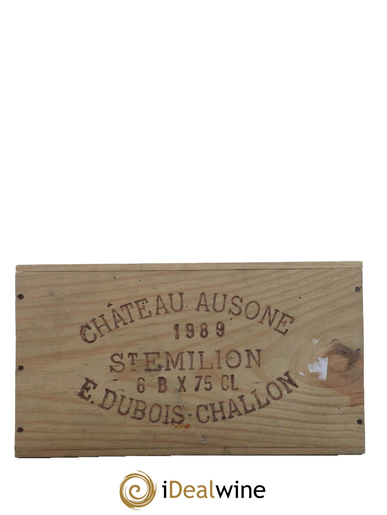 Château Ausone 1er Grand Cru Classé A 1989 - Lot de 6 bouteilles - 4