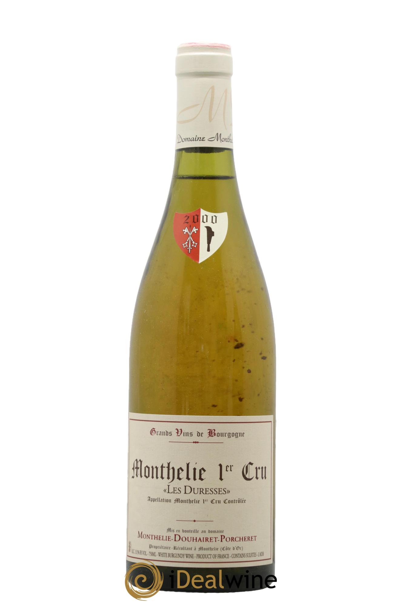 Monthélie 1er Cru Les Duresses Domaine Douhairet Porcheret 2000 - Lot of 1 bottle - 0