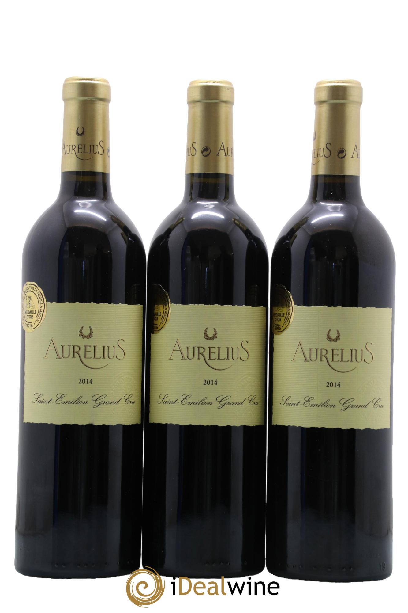 Saint-Émilion Grand Cru Aurelius 2014 - Lot de 3 bouteilles - 0