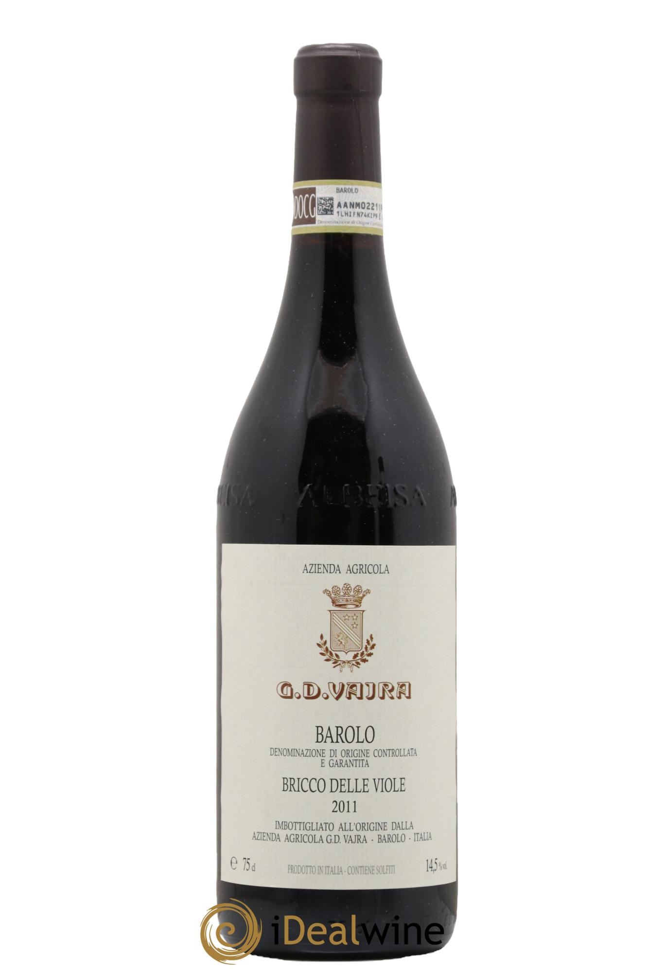 Barolo DOCG Bricco Delle Viole G.D Vajra 2011 - Lot of 1 bottle - 0