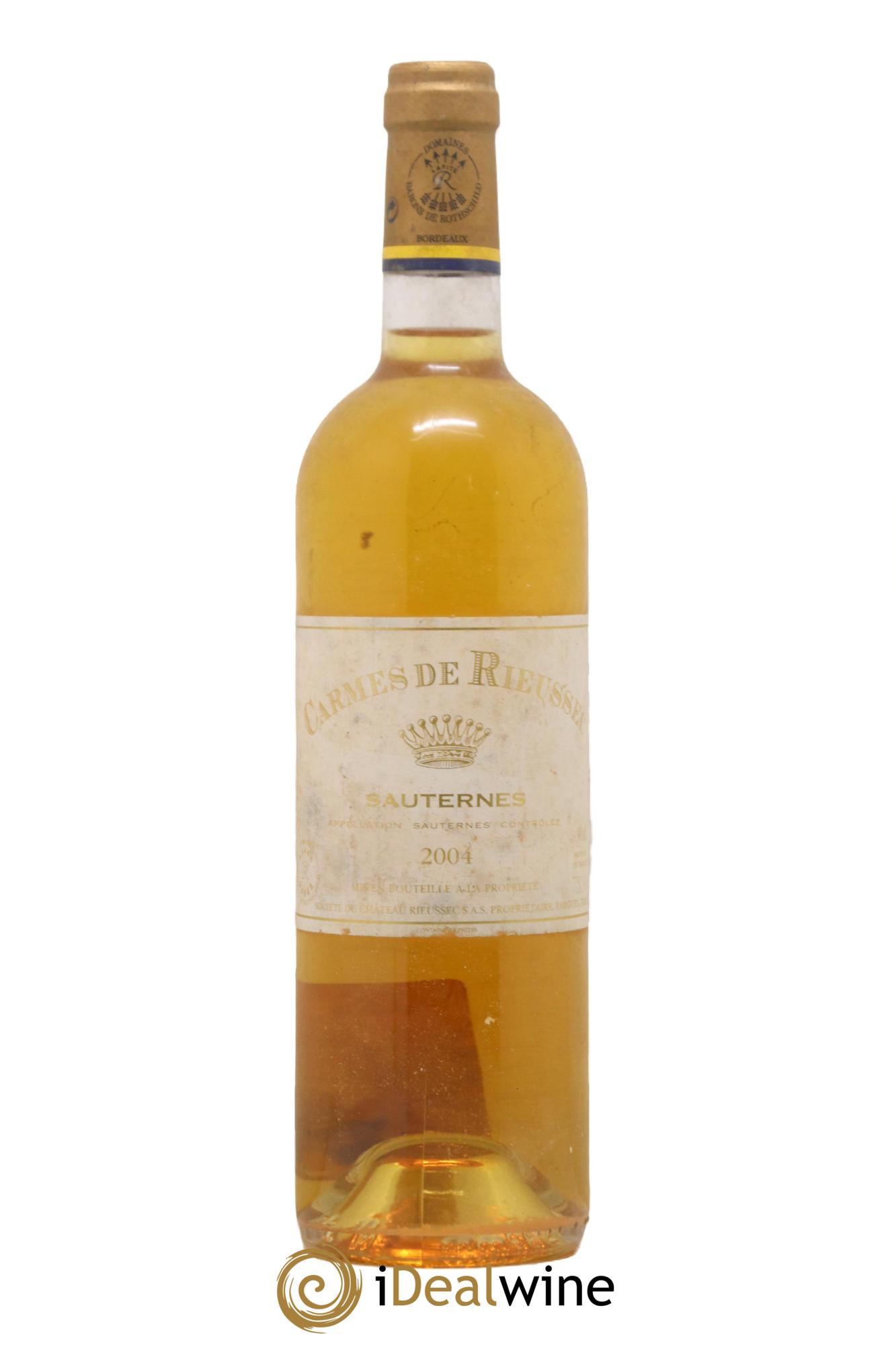 Carmes de Rieussec 2004 - Posten von 1 Flasche - 0